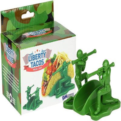 Liberty Sculpted Little Green Army Men Taco & Snack Holder Image 3