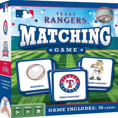 Licensed MLB Texas Rangers Matching Game for Kids and Families Image 1