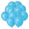 Light Blue 9" Latex Balloons - 24 Pc. Image 1
