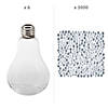 Light Bulb Vase with Diamonds Kit for 6 Tables - 3006 Pc. Image 1