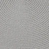 Light Gray Round Pp Woven Placemat (Set Of 6) Image 2