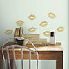 Lip Peel & Stick Wall Decals With Glitter Image 2