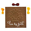 Live by Faith Sunflower String Art Craft Image 1