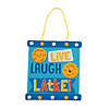 Live Laugh Latke Sign Craft Kit - Makes 12 Image 1
