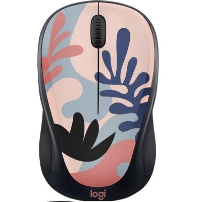 Logitech Design Collection Limited Edition Wireless Mouse Coral Reef Image 1