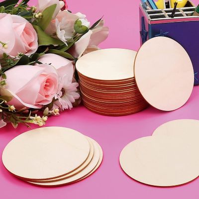 Loomini, Assorted Colors, Shop Wood Circles for Crafts - 5Pcs 14 Inch, 1 set Image 3
