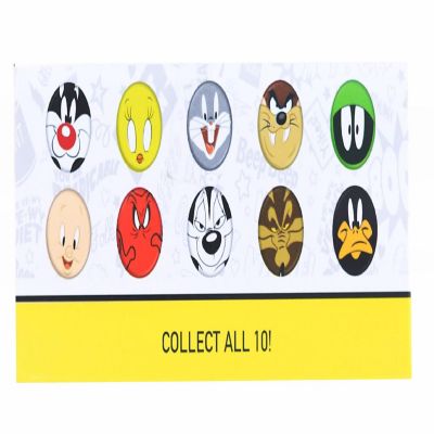 Looney Toons Characters 10-Piece Button Pin Boxed Set Image 2