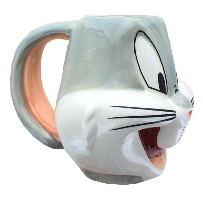Looney Tunes Bugs Bunny Sculpted Ceramic Mug  Holds 22 Ounces Image 2