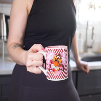 Looney Tunes Taz "Crazy In Love" Ceramic Mug  Holds 14 Ounces  Toynk Exclusive Image 3