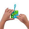 Lotsa Pops Popping Toy Spin Backpack Clip Keychains - 12 Pc. Image 2