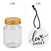 Love is Sweet Favor Tag & Jars Kit for 24 Image 1