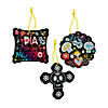 Magic Color Scratch Day of the Dead Ornaments &#8211; 24 Pc. Image 1