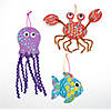 Magic Color Scratch Embellished Sea Creature Ornaments - Makes 12 Image 1