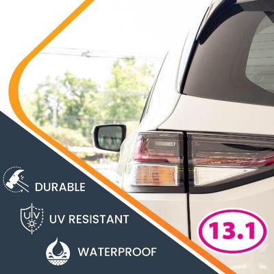 Magnet Me Up 13.1 Half Marathon Pink Oval Magnet Decal, 4x6 Inches, Heavy Duty Automotive Magnet for Car Truck SUV Image 2