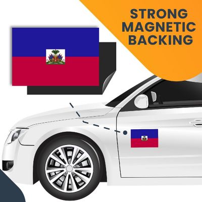Magnet Me Up Haiti Haitian Flag Car Magnet Decal, 4x6 Inches, Heavy Duty Automotive Magnet for Car, Truck SUV Image 3