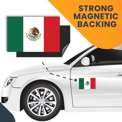 Magnet Me Up Mexican Mexico Flag Car Magnet Decal, 4x6 Inches, Heavy Duty Automotive Magnet for Car, Truck SUV Image 3