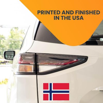 Magnet Me Up Norway Norwegian Flag Car Magnet Decal, 4x6 Inches, Heavy Duty Automotive Magnet for Car, Truck SUV Image 2