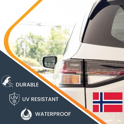 Magnet Me Up Norway Norwegian Flag Car Magnet Decal, 4x6 Inches, Heavy Duty Automotive Magnet for Car, Truck SUV Image 3