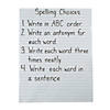 Magnetic Jumbo Dry Erase Lined Paper Charts - 6 Pc. Image 1