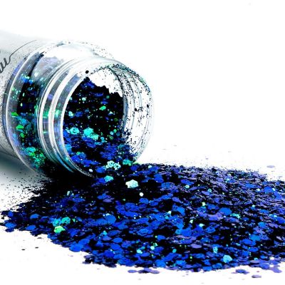 Makerflo Holographic Chunky Mix Glitter Variety Set Pack of 24, 20 oz each for Resins Body Glitter Image 2