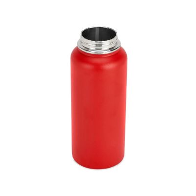 Makerflo Hydro Powder Coated Tumbler, Sipper Water Bottle With Handle, Stainless Steel Double Wall Insulated,(Red, 32oz) Image 3