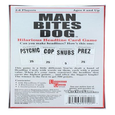 Man Bites Dog Card Game  For 2-4 Players Image 1