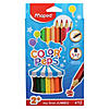 Maped Color'Peps My First Jumbo Triangular Colored Pencils, 12 Per Pack, 6 Packs Image 1