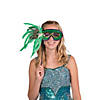 Mardi Gras Feather Masks- 12 Pc. Image 3
