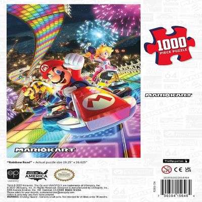 Mario Kart Rainbow Road 1000 Piece Jigsaw Puzzle Image 3