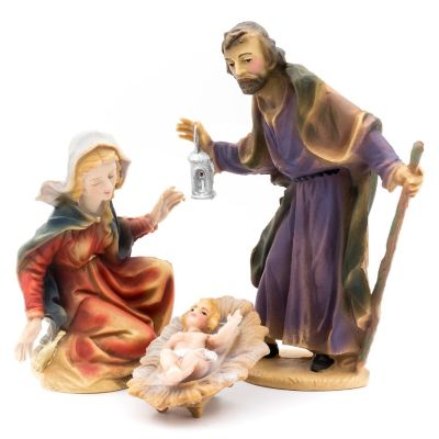 MAROLIN Nativity Figure Set- 12 pcs Plastic Material- 475 inch Figure Size Image 1
