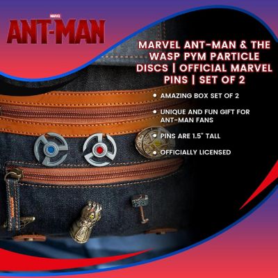 Marvel Ant-Man & The Wasp Pym Particle Discs  Official Marvel Pins  Set of 2 Image 3