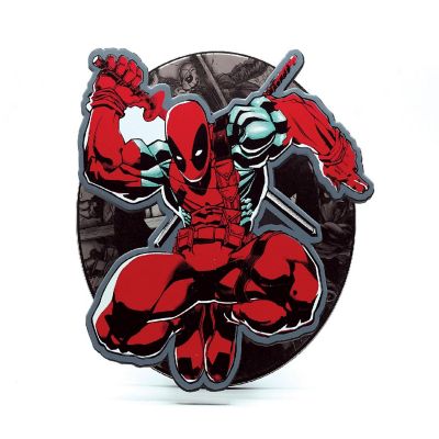 Marvel Comics Deadpool Grab Your Sword 3D Wall Wobbler Art  9 Inches Tall Image 1