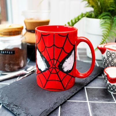Marvel Comics Spider-Man Classic Mask Ceramic Mug  Holds 20 Ounces Image 2