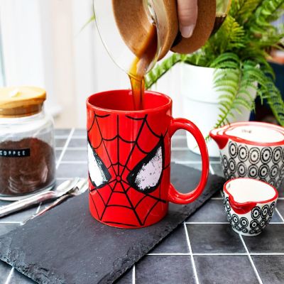 Marvel Comics Spider-Man Classic Mask Ceramic Mug  Holds 20 Ounces Image 3