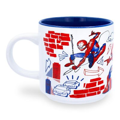 Marvel Comics Spider-Man "New York City" Ceramic Mug  Holds 13 Ounces Image 2