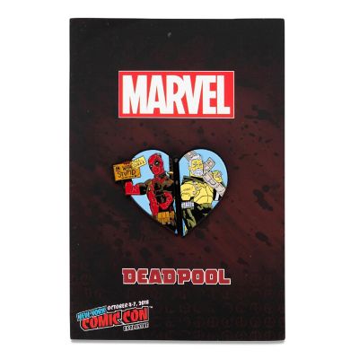 Marvel Deadpool and Cable Limited Edition Enamel Pin  NYCC 2018 Exclusive Image 1