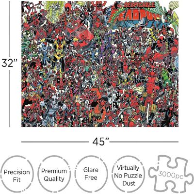 Marvel Despicable Deadpool 3000 Piece Jigsaw Puzzle Image 1