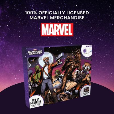Marvel Guardians of the Galaxy Art-By-Numbers Craft Kit Image 2