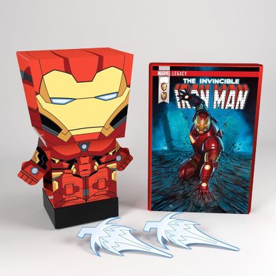 Marvel Iron Man SnapBot Pulp Heroes Pull Back Image 2