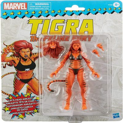 Marvel Legends 6 Inch Retro Action Figure  Tigra Image 1