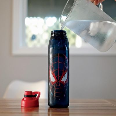 Marvel Spider-Man Miles Morales Plastic Water Bottle  Holds 28 Ounces Image 3