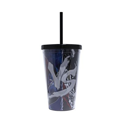 Marvel Spider-Man Vs. Venom Carnival Cup With Lid and Straw  Holds 20 Ounces Image 1