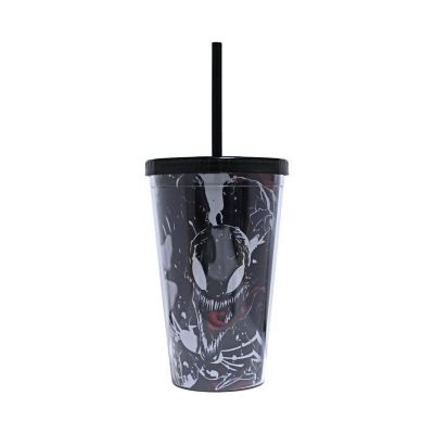 Marvel Spider-Man Vs. Venom Carnival Cup With Lid and Straw  Holds 20 Ounces Image 2