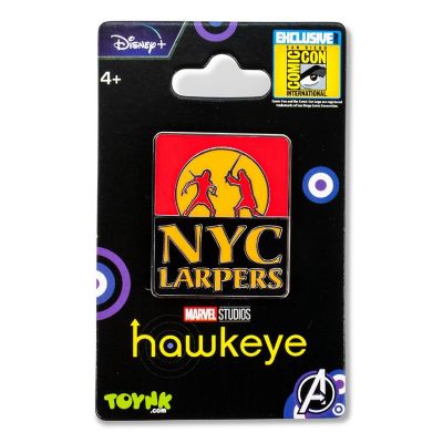 Marvel Studios Hawkeye NYC Larpers Limited Edition Enamel Pin  SDCC Exclusive Image 1