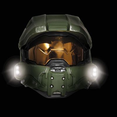 Master Chief Adult Lightup Costume Mask Image 3