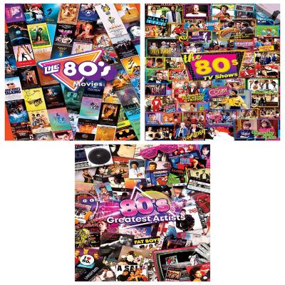 MasterPieces Decades - The 80's 500 Piece Jigsaw Puzzles 3 Pack Image 2