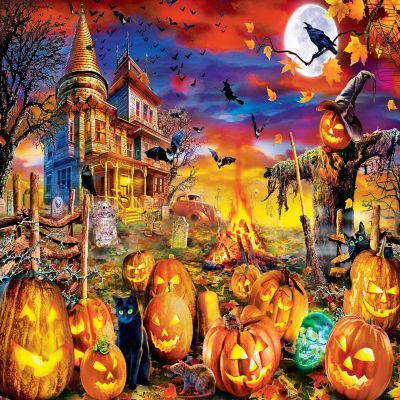 MasterPieces Halloween Glow in the Dark - The Pumpkin King 100 Piece Puzzle Image 2