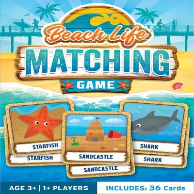 MasterPieces Officially Licensed Beach Life Matching Game for Kids Image 1