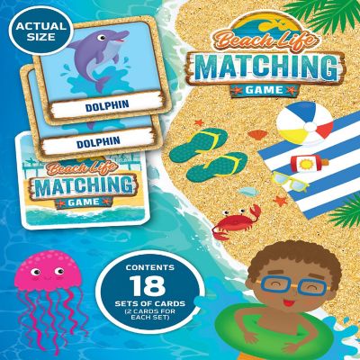 MasterPieces Officially Licensed Beach Life Matching Game for Kids Image 2