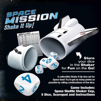 MasterPieces Space Mission Shake It Up Dice Game for Families and Kids Image 3